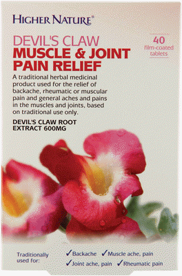 Higher Nature - Devil’s Claw Muscle & Joint Pain Relief 
