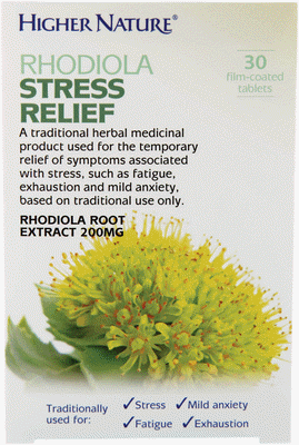 Higher Nature - Rhodiola Stress Relief 