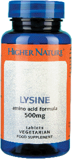 Higher Nature - Lysine 500mg