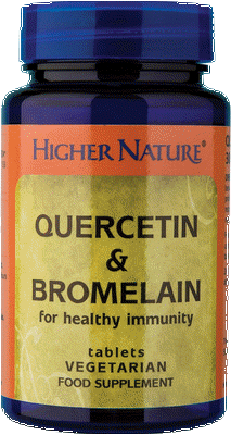 Higher Nature - Quercetin & Bromelain