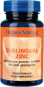 Higher Nature - Sublingual Zinc
