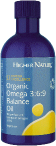 Higher Nature - Omega Excellence - Organic Omega 3:6:9 Balance Oil