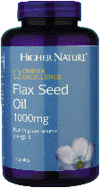 Higher Nature - Omega Excellence - Flax Seed Oil Capsules
