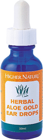 Higher Nature - Herbal Aloe Gold Ear Drops