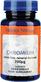 Higher Nature - Chromium 200ug