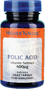Higher Nature - Folic Acid 400ug