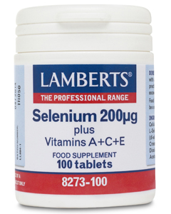 Lamberts - <br>Selenium 200ug plus Vitamins A+C+E